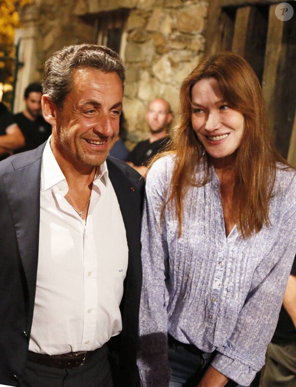 Il est devenu un domaine d'inspiration pour elle.
Nicolas Sarkozy et son epouse Carla Bruni sont venus assister a la representation de Julien Clerc dans le cadre du festival de Ramatuelle le 3 aout 2013.