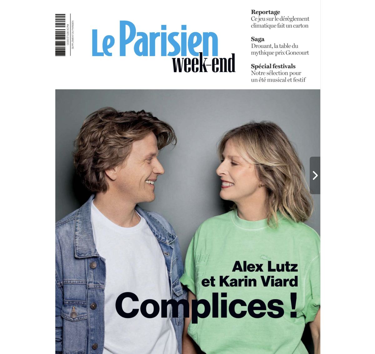 Photo Dans Le Parisien Week End Les Deux Acteurs Ont Multiplié Les