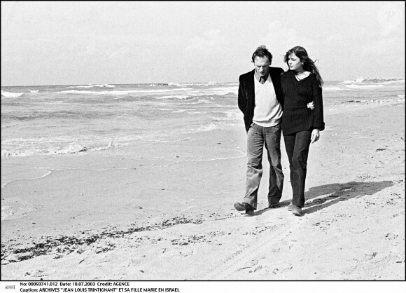 Jean-Louis et Marie Trintignant en Israel.