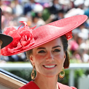 Kate Middleton - La procession royale du Royal Ascot du 23 juin comprenait notamment le roi Charles et la reie Camilla, ainsi que le prince et la princesse de Galles. 23 juin 2023.