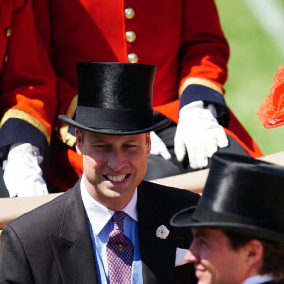 Kate Middleton, Prince William, Edoardo Mapelli Mozzi et Beatrice d'York - La procession royale du Royal Ascot du 23 juin comprenait notamment le roi Charles et la reie Camilla, ainsi que le prince et la princesse de Galles. 23 juin 2023.  Photo by David Davies/PA Wire/ABACAPRESS.COM