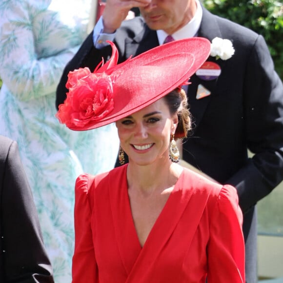 Kate Middleton - La procession royale du Royal Ascot du 23 juin comprenait notamment le roi Charles et la reie Camilla, ainsi que le prince et la princesse de Galles. 23 juin 2023. Photo by Stephen Lock/i-Images/ABACAPRESS.COM