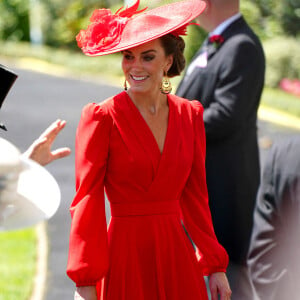 Kate Middleton - La procession royale du Royal Ascot du 23 juin comprenait notamment le roi Charles et la reie Camilla, ainsi que le prince et la princesse de Galles. 23 juin 2023. Photo by Jonathan Brady/PA Wire/ABACAPRESS.COM