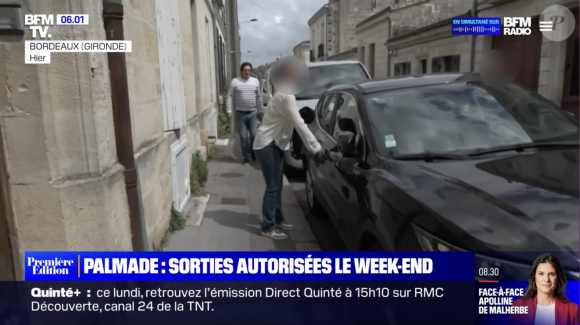 Celui qui a été soigné dans l'hôpital Pellegrin à Bordeaux, où il a été suivi pour des soins post-AVC et des traitements contre les addictions.

Capture d'écran du reportage de BFMTV sur Pierre Palmade le week-end du 8 mai 2023