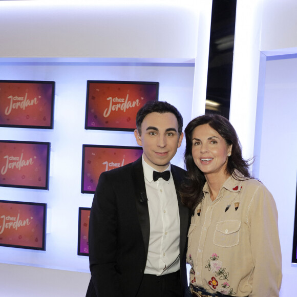 Exclusif - Jordan de Luxe et Caroline Barclay lors de l'enregistrement de l'émission "Chez Jordan" à Paris, France, le 23 mai 2023. © Cédric Perrin/Bestimage