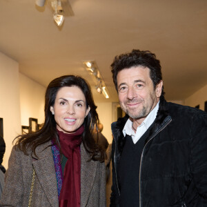 Exclusif - Caroline Barclay et Patrick Bruel - Personnalités lors du vernissage de l'exposition de Amanda Sthers "Le lendemain, tout a changé" à la galerie "75 Faubourg" à Paris. © Cyril Moreau / Bestimage 