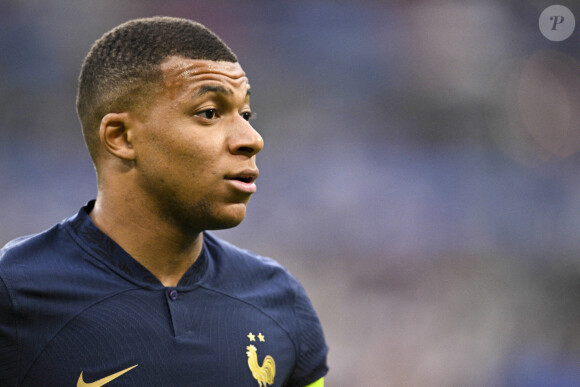 Kylian Mbappé - Match de qualifications de l'Euro2024 "France - Grèce (1-0)" au stade de France, le 19 juin 2023.