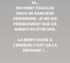 "La mort face à l'erreur, c'est ça la réponse ?", se demande ensuite le jeune footballeur.
