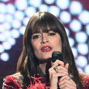 Clara Luciani lors de la 38ème cérémonie des Victoires de la musique à la Seine musicale de Boulogne-Billancourt, France, le 10 février 2023. © Coadic Guirec/Bestimage 