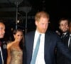 Un porte parole de Buckingham a confirmé qu'ils avaient tout vidé. 
Le prince Harry, duc de Sussex et Meghan Markle, duchesse de Sussex, et sa mère Doria Ragland, à la sortie de la cérémonie des "Women of Vision Awards" au Ziegfeld Theatre à New York, le 16 mai 2023. 