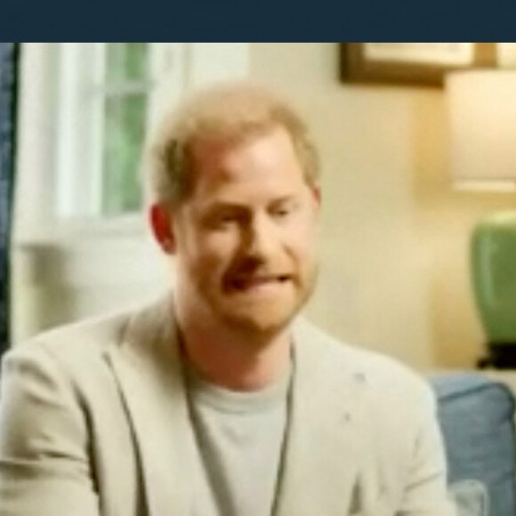 Le Prince Harry a participé à un événement en direct avec le docteur Gabor Maté, expert dans les traumatismes liés à l'enfance. Le 4 mars 2023. 