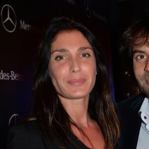 Christophe Dominici et sa femme Loretta - Soirée de lancement du Pop Up Store Mercedes Benz à Paris, le 11 mars 2014. 