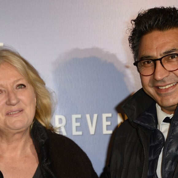 Charlotte de Turckheim et son mari Zaman Hachemi - Avant-première du film "The Revenant" au Grand Rex à Paris, le 18 janvier 2016. © Coadic Guirec/Bestimage 