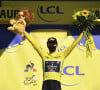 Il est ainsi le premier à porter le maillot jaune cette année
Adam Yates lors du Tour de France, étape 7, Millau à Lavaur, le 4 septembre 2020.