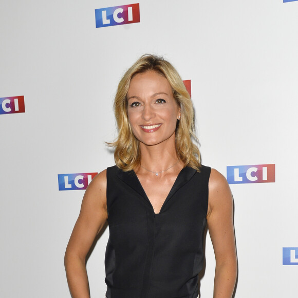 Audrey Crespo-Mara lors du photocall de la conférence de rentrée de la chaine LCI à Boulogne Billancourt le 30 août 2017. © Coadic Guirec / Bestimage