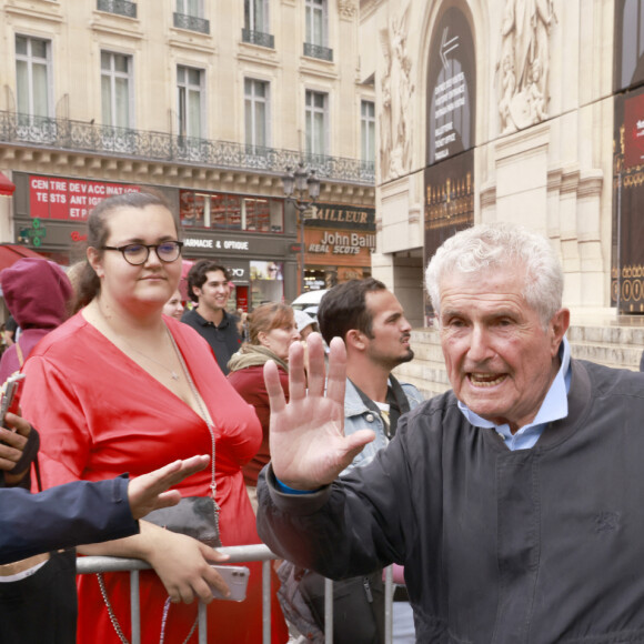 Claude Lelouch Les arrivées du défilé Stéphane Rolland à l'Opéra garnier à paris mardi 4 juillet 2023, lors de la Fashion Week haute couture automne-hiver 2023-2024.