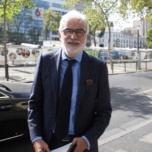 Exclusif - No Web - Pascal Praud à la sortie des studios RTL à Neuilly-sur-Seine le 21 septembre 2020. 