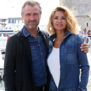 Alexandre Brasseur et Ingrid Chauvin au Festival de la Fiction de La Rochelle. Le 18 septembre 2021 © Jean-Marc Lhomer / Bestimage