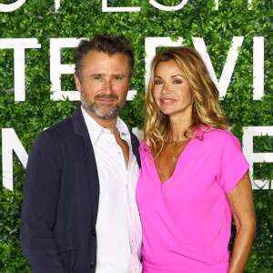 Alexandre Brasseur et Ingrid Chauvin lors du 60ème Festival de Télévision de Monte-Carlo au Grimaldi Forum à Monaco, le 19 juin 2021. Bestimage