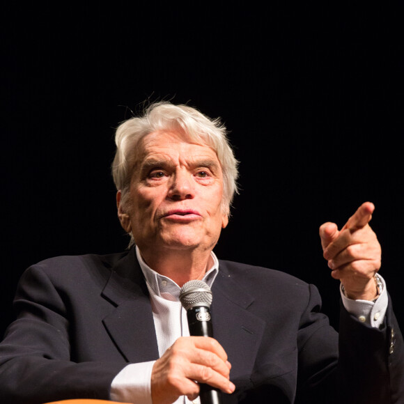 Bernard Tapie donne une conférence "Qui est le vrai Bernard Tapie" au Forum de Liège, Belgique, le 27 septembre 2018 © Alain Rolland/ImageBuzz/Bestimage