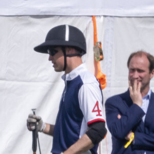 Catherine Kate Middleton, princesse de Galles, le prince William, prince de Galles - La princesse de Galles Catherine Kate Middleton vient soutenir le prince William, prince de Galles lors d'un match de polo caritatif à Windsor. 6 juillet 2023. 
