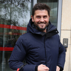 Christophe Beaugrand - Les célébrités à la sortie de l'émission "Les Grosses Têtes" aux studios RTL à Neuilly-sur-Seine, France, le 17 avril 2023. © Jonathan Rebboah/Panoramic/Bestimage