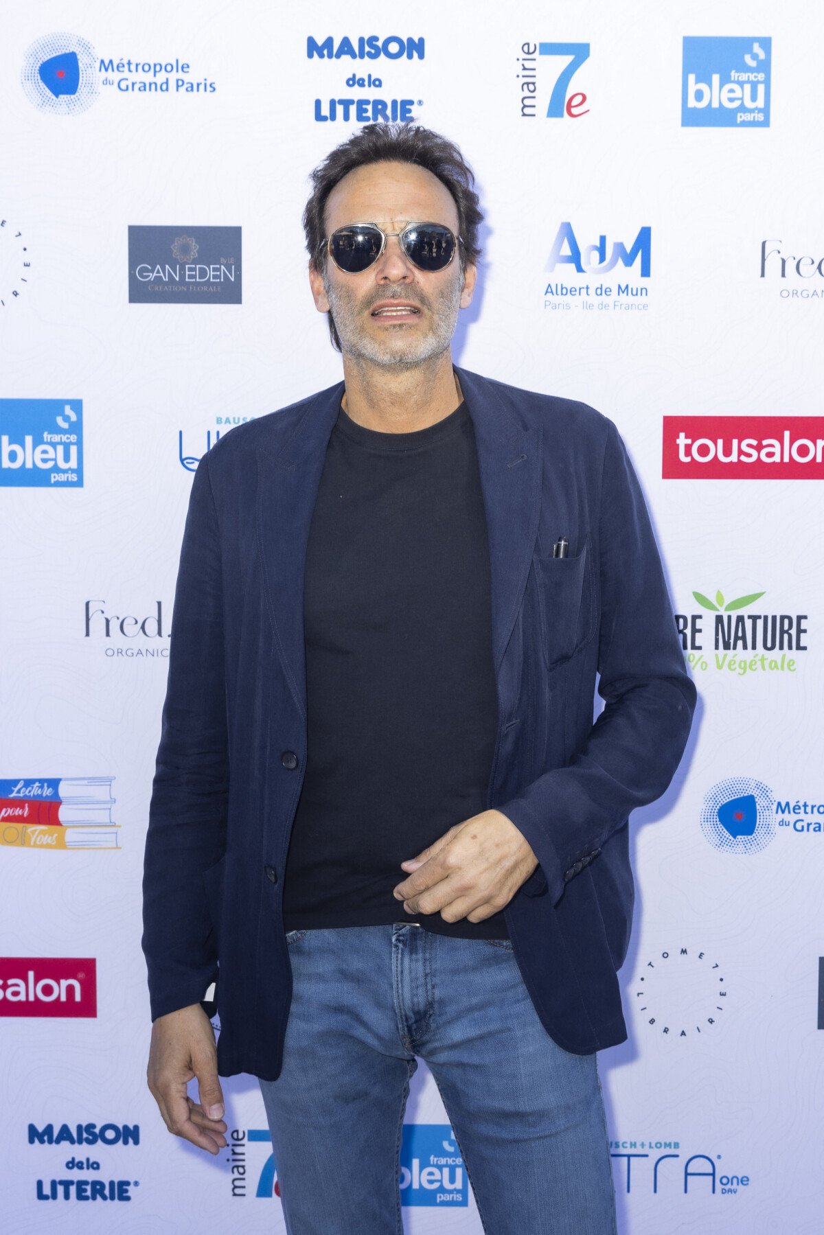 Photo Anthony Delon au Festival des Livres et des Artistes organisé