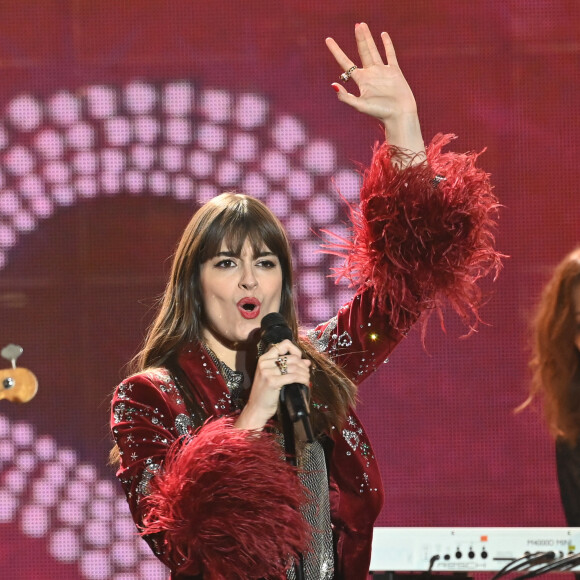 Clara Luciani lors de la 38ème cérémonie des Victoires de la musique à la Seine musicale de Boulogne-Billancourt, France, le 10 février 2023. © Coadic Guirec/Bestimage 