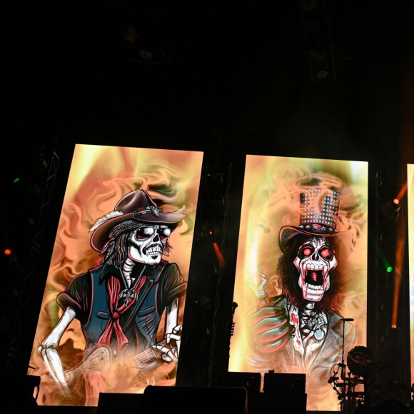 Il était à Manchester
Johnny Depp en concert avec Alice Cooper à Manchester