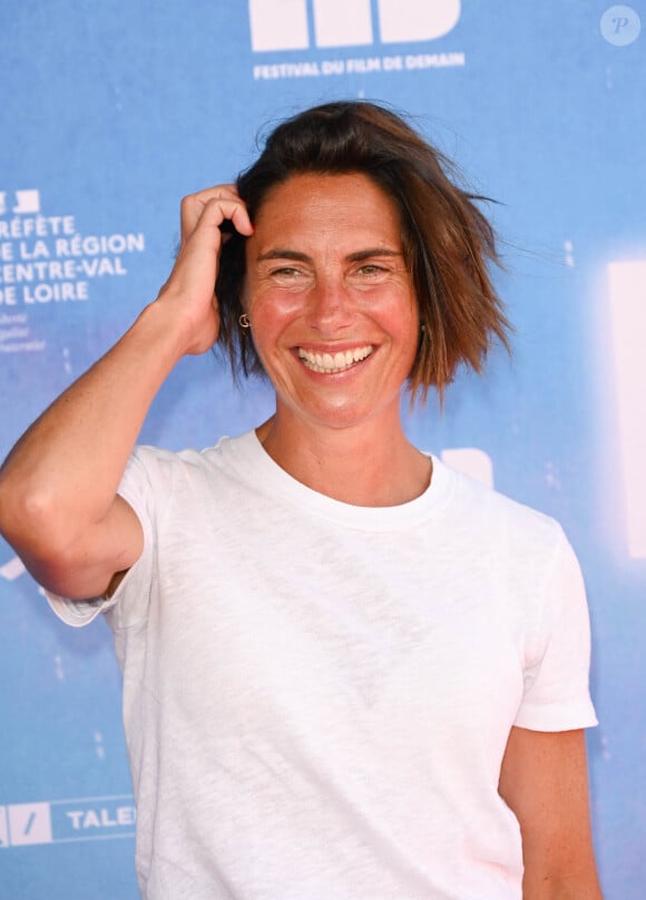 Alessandra Sublet au photocall de la première édition du Festival du Film de Demain au Ciné Lumière à Vierzon, France, le 4 juin 2022. © Coadic Guirec/Bestimage