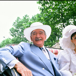 Mariage de Caroline et d'Eddie Barclay en 1988.