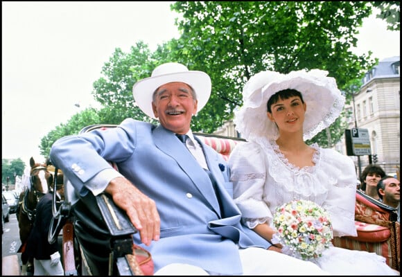 Mariage de Caroline et d'Eddie Barclay en 1988.