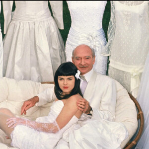 Mariage de Caroline et d'Eddie Barclay en 1988.