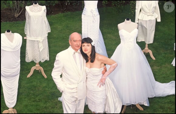 Mariage de Caroline et d'Eddie Barclay en 1988.