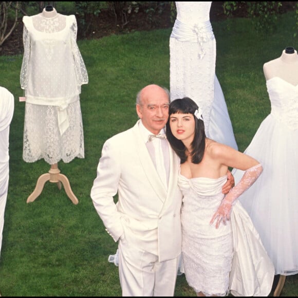 Mariage de Caroline et d'Eddie Barclay en 1988.