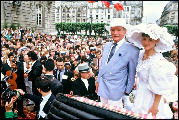 Le mariage d'Eddie et de Caroline Barclay.