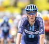 Son fils Angus, âgé de 3 ans, était présent et il en a profité pour faire du vélo
 
Romain Bardet sur le Tour de France 2023. © PhotoNews/Panoramic/Bestimage