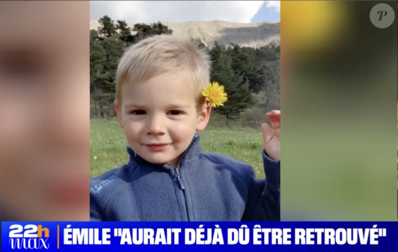 Capture d'écran des reportages de BFMTV consacrés à la disparition d'Emile, l'enfant de 2 ans et demi porté disparu depuis le 8 juillet 2023.