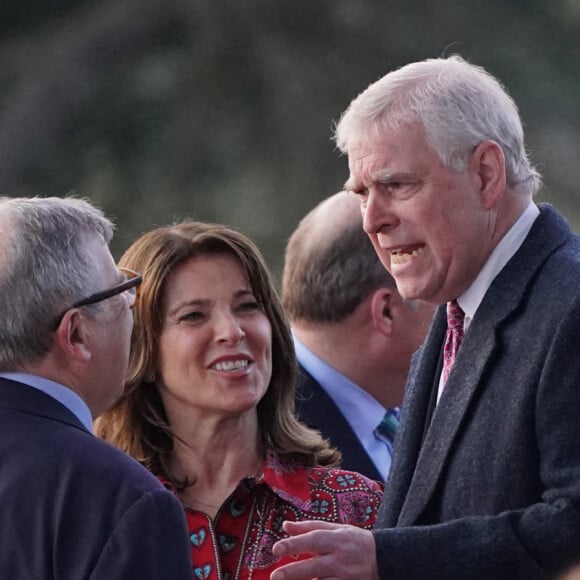 Une nouvelle qui ne lui plait pas et qu'il doit à son frère Charles III.
Le prince Andrew, duc d'York au concert du couronnement du roi et de la reine dans l'enceinte du château de Windsor, Royaume Uni, le 7 mai 2023. 