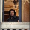 Johnny Depp sur le tournage de The Tourist, à Venise. 1/03/2010