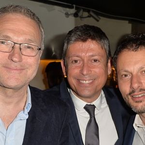Exclusif - Laurent Ruquier, Jacques Sanchez et Marc-Olivier Fogiel - Anniversaire de Jacques Sanchez au restaurant Nolita à Paris le 29 mai 2016. © Veeren/Bestimage (no web - No Blog pour suisse et Belgique) 