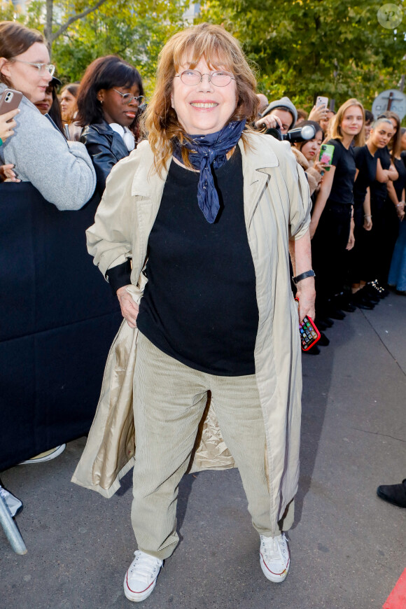 Jane Birkin - Arrivées au défilé Acne Studios Collection Femme Prêt-à-porter Printemps/Eté 2023 lors de la Fashion Week de Paris, France, le 28 septembre 2022. © Veeren-Clovis/Bestimage