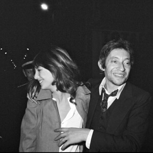 ARCHIVES - SERGE GAINSBOURG ET JANE BIRKIN LORS D' UNE SOIREE AU "PRIVE"