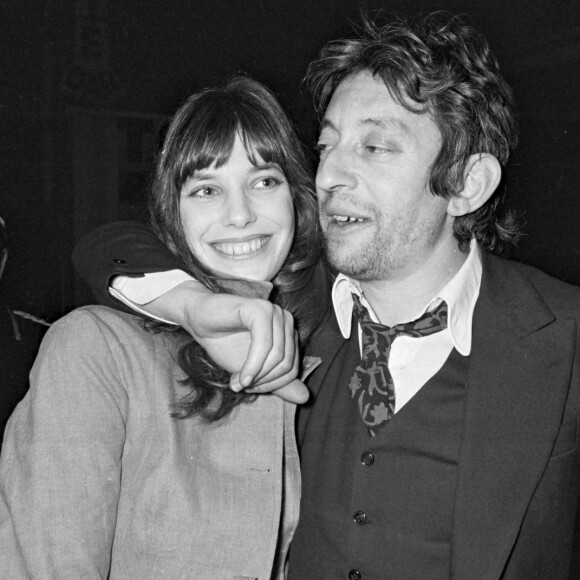 ARCHIVES - SERGE GAINSBOURG ET JANE BIRKIN LORS D' UNE SOIREE AU "PRIVE" A PARIS EN 1972