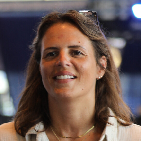 Laure Manaudou assiste aux championnats de France Élites en grand bassin de natation à Rennes, France, le 15 juin 2023. © Mickael Chavet/Zuma Press/Bestimage