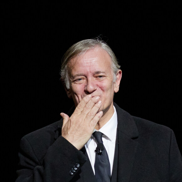 Exclusif - Francis Huster - Scène - Spectacle symphonique Claude Lelouch "D'un film à l'autre" au Palais des Congrès de Paris le 14 novembre 2022 © Moreau / Rindoff / Bestimage 