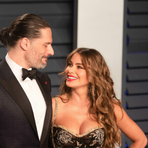 Joe Manganiello et sa femme Sofia Vergara à la soirée Vanity Fair Oscar Party à Los Angeles, le 24 février 2019