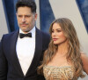 C'est un deuxième mariage qui tombe à l'eau pour la comédienne.
Joe Manganiello et sa femme Sofia Vergara au photocall de la soirée "Vanity Fair" lors de la 95ème édition de la cérémonie des Oscars à Los Angeles.