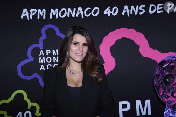 Exclusif - Karine Ferri - Dîner des 40 ans du bijoutier "APM Monaco" à l'hôtel Plaza Athénée à Paris, France, le 14 décembre 2022. © Rachid Bellak/Bestimage