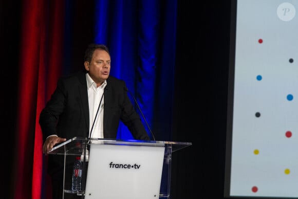 Yannick Letranchant (directeur de l'information de France Télévisions) - Conférence de presse pour la rentrée de France Télévision à Paris, France, le 23 août 2018. © Pierre Perusseau/Bestimage